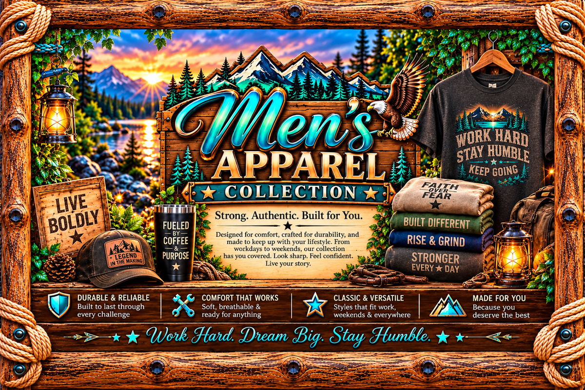 Men Apparel and More