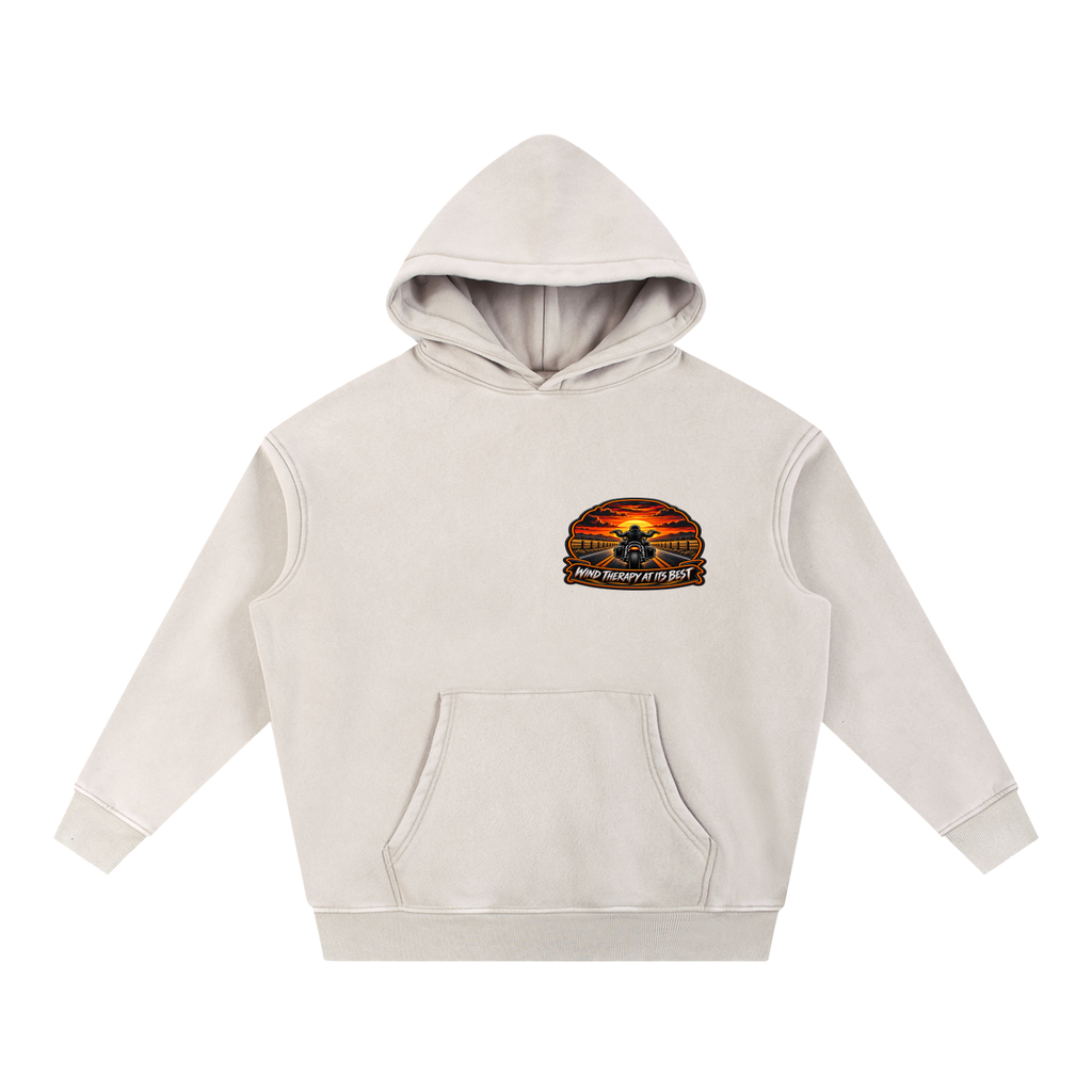 Snow Wash Fleece Oversize Hoodie