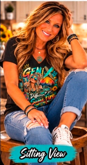 Gen X Graphic T-Shirt — "Different Era, Same Fire" Retro Rock Vintage Tee