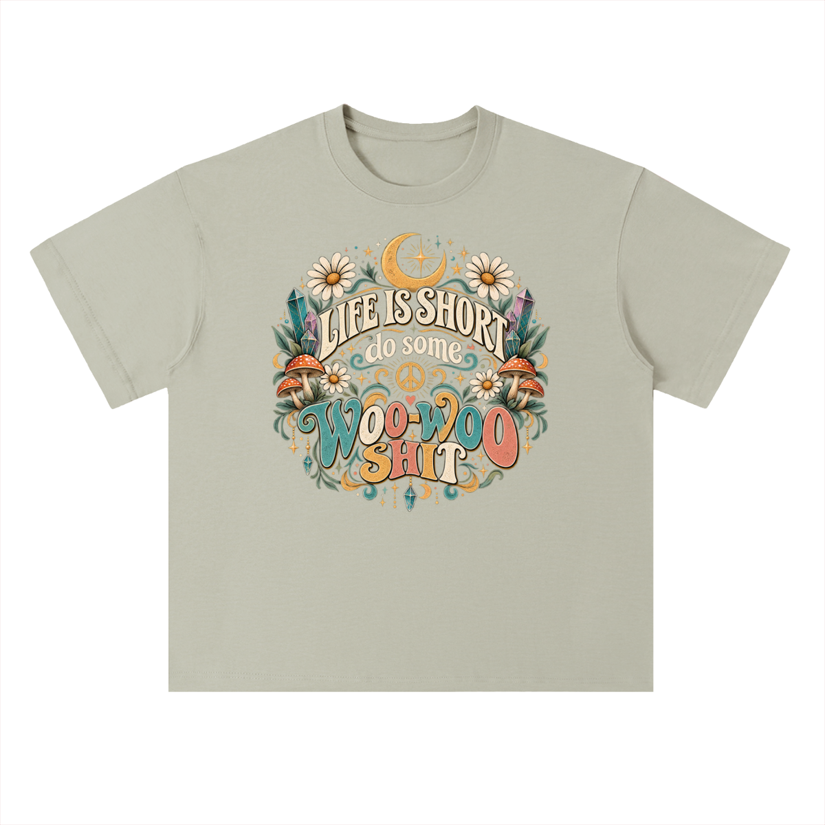 Heavyweight Drop Shoulder Cotton T-Shirt