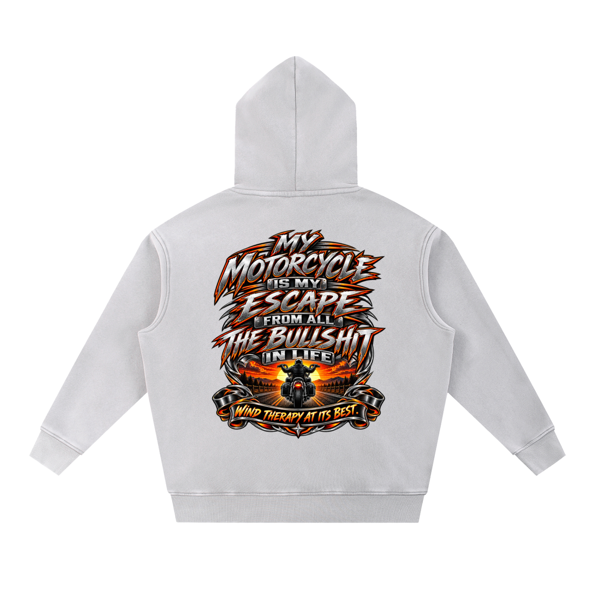 Snow Wash Fleece Oversize Hoodie