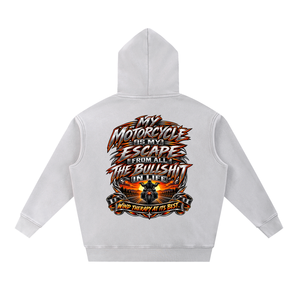 Snow Wash Fleece Oversize Hoodie