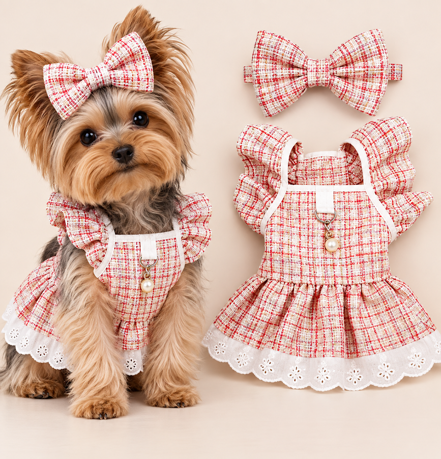 Spring And Autumn Small Dog Poodle Pet Clothing